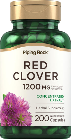 Piping Rock Trèfle Rouge 200 capsules vue de face