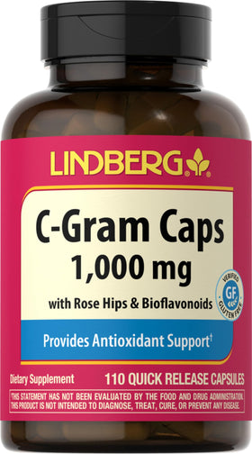 Piping Rock Vitamine C 1000mg 110 Capsules vue avant