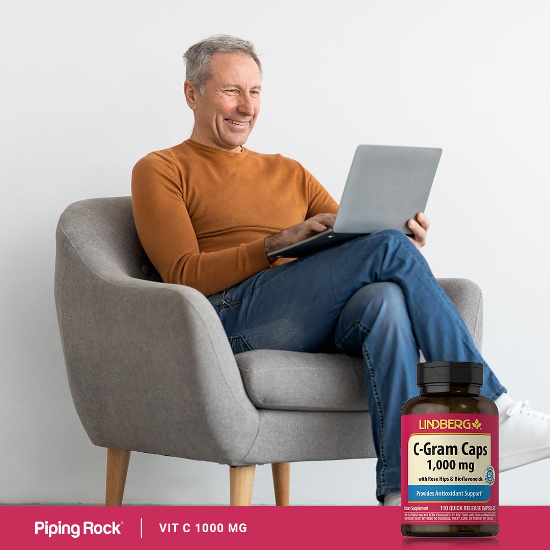 Piping Rock Vitamine C 1000mg bioflavonoïdes détails