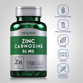 Piping Rock Zinc Carnosine 150 capsules emballage