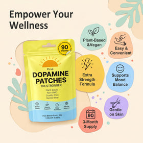 Pizvk Patch de Dopamine Extra Fort avec un zoom sur la texture du patch