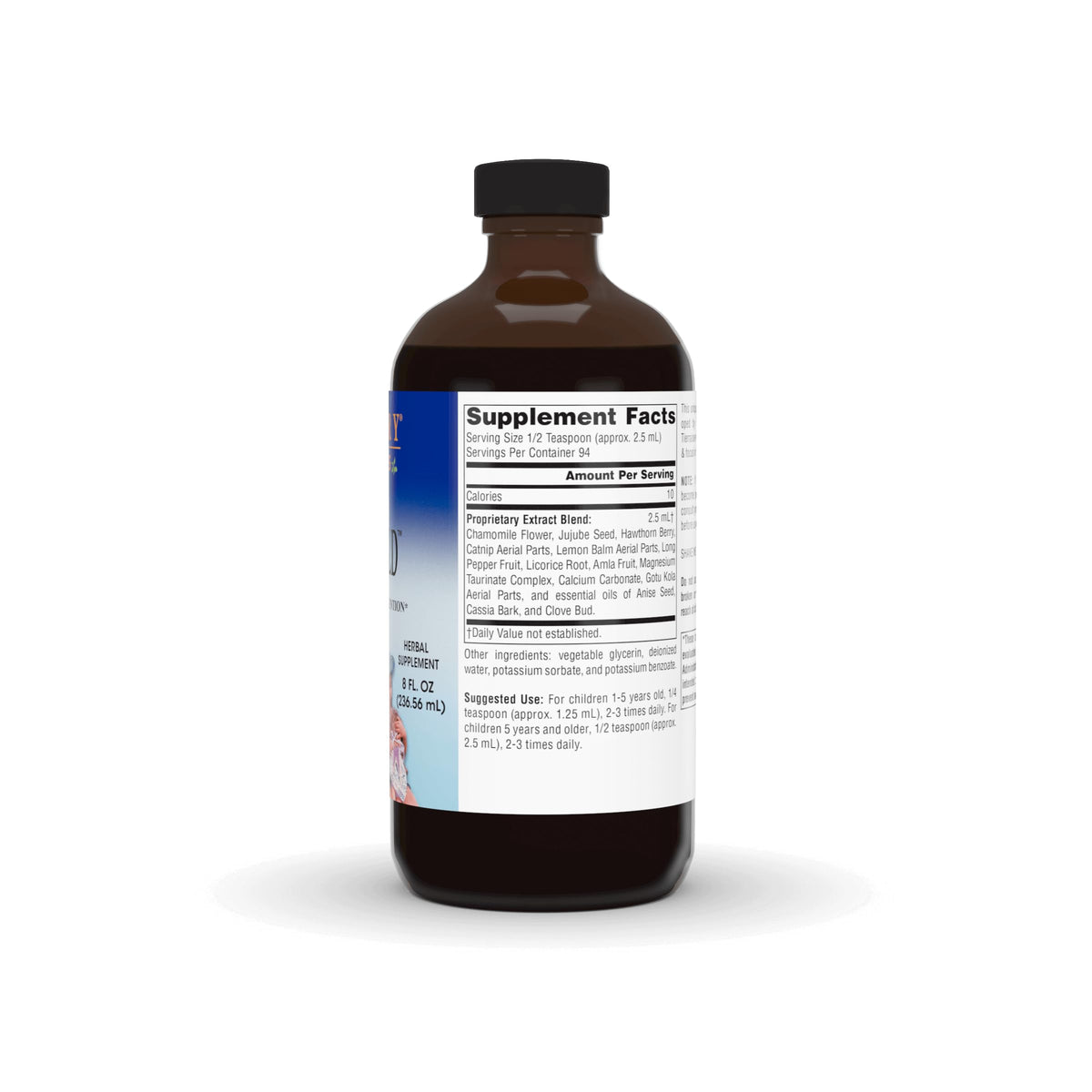 Planetary Herbals Calm Child Sirop Herbacé 240ml en contexte sur une table