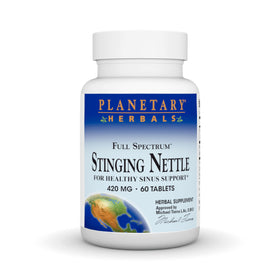 Planetary Herbals Complément Alimentaire Ortie 420 mg - Flacon de 60 comprimés