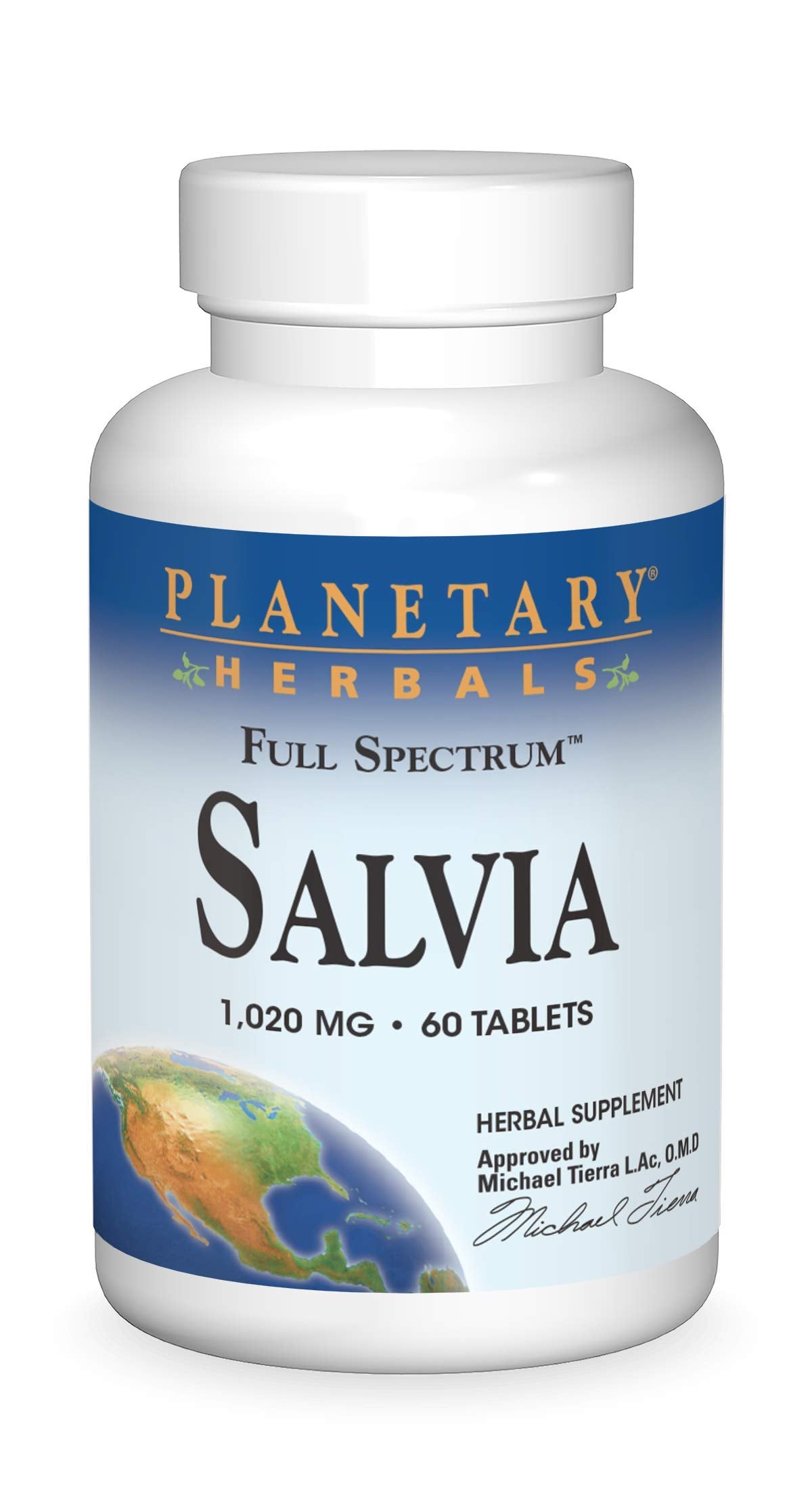 Planetary Herbals Salvia 60 comprimés vue avant