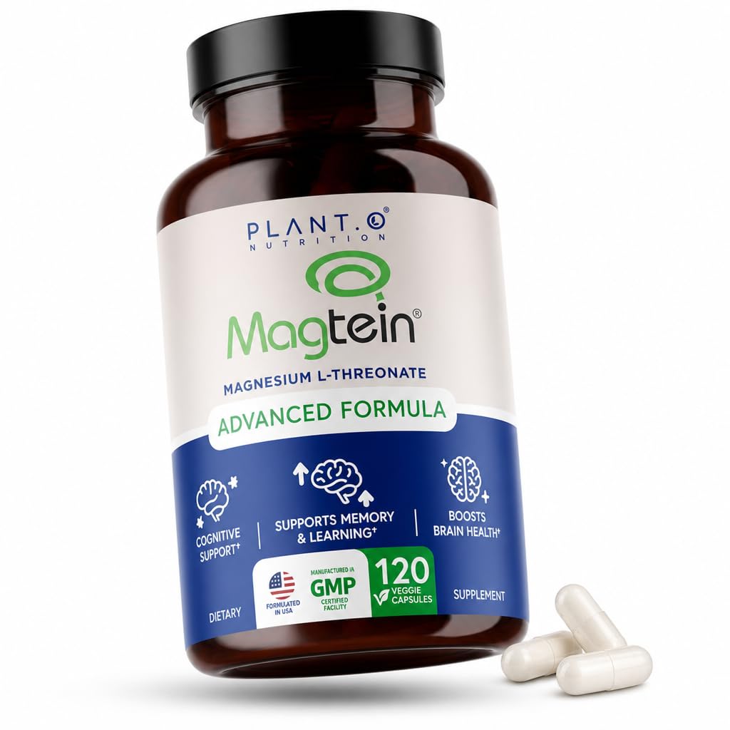 PLANT.O NUTRITION Magnésium L-Thréonate 2000mg 120 capsules végétales
