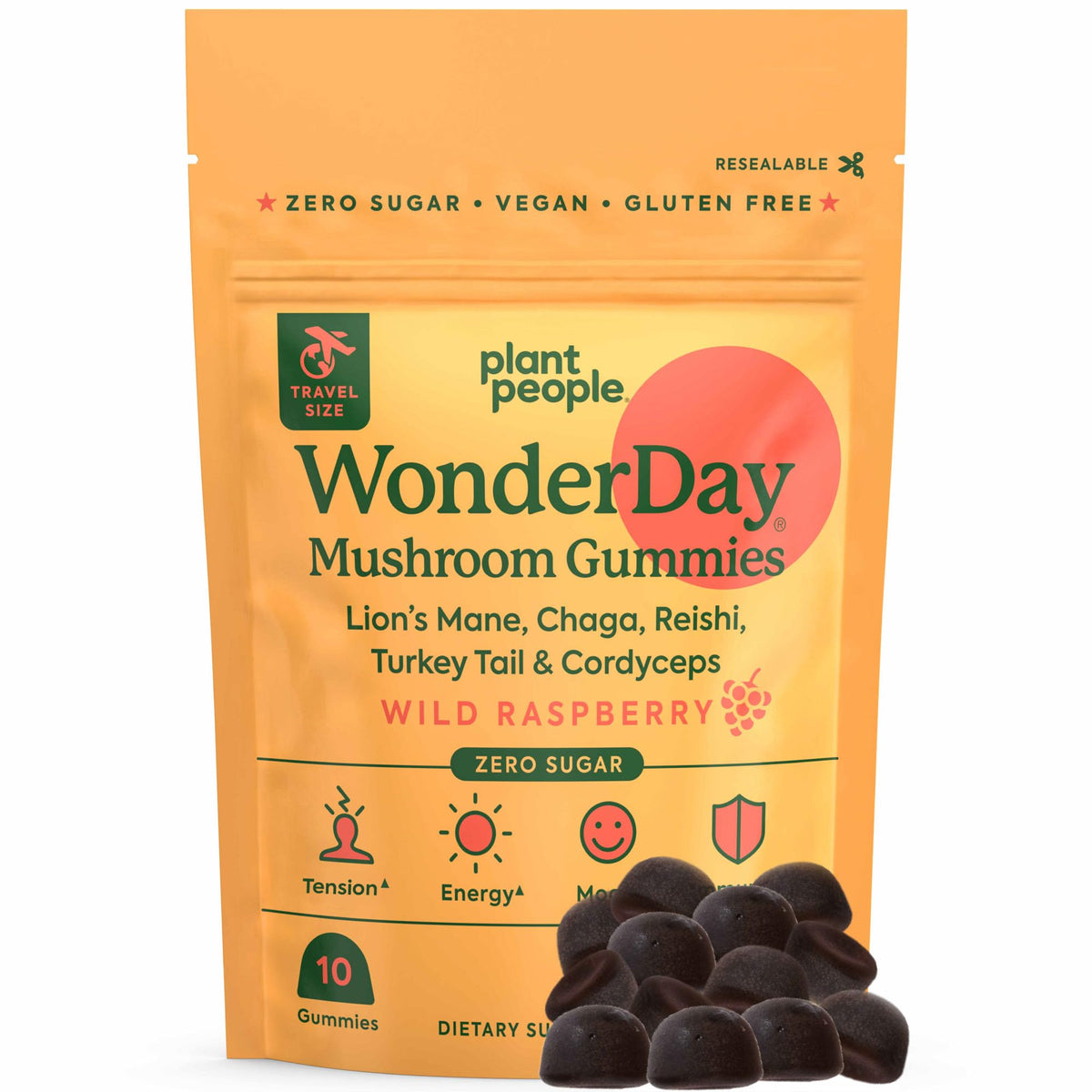 Plant People WonderDay Gummies Mini 2500mg en boîte vue de face