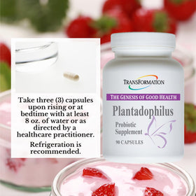 Plantadophilus étiquette de produit