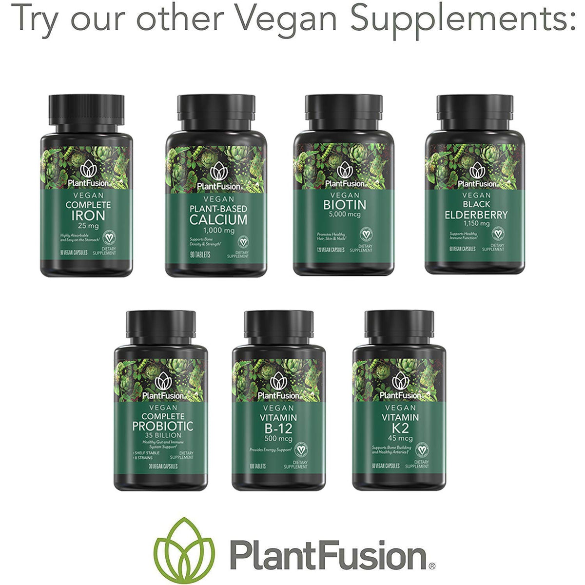 PlantFusion Biotine Végétale 5000mcg - Capsules vegan dans une main