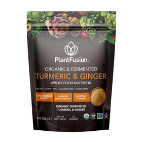 PlantFusion complément alimentaire curcuma et gingembre 150g avant