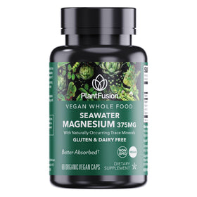 PlantFusion Complexe de Magnésium Végétal 375mg vue avant