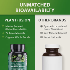 PlantFusion Complexe de Magnésium Végétal 60 capsules dans l'emballage