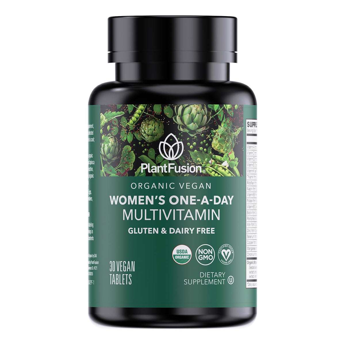 PlantFusion Multivitamines Bio Femmes devant de l'emballage