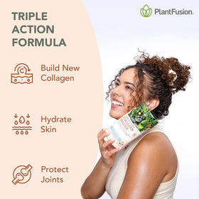 PlantFusion Poudre de Collagène Végétal 408g avec cuillère à l'intérieur