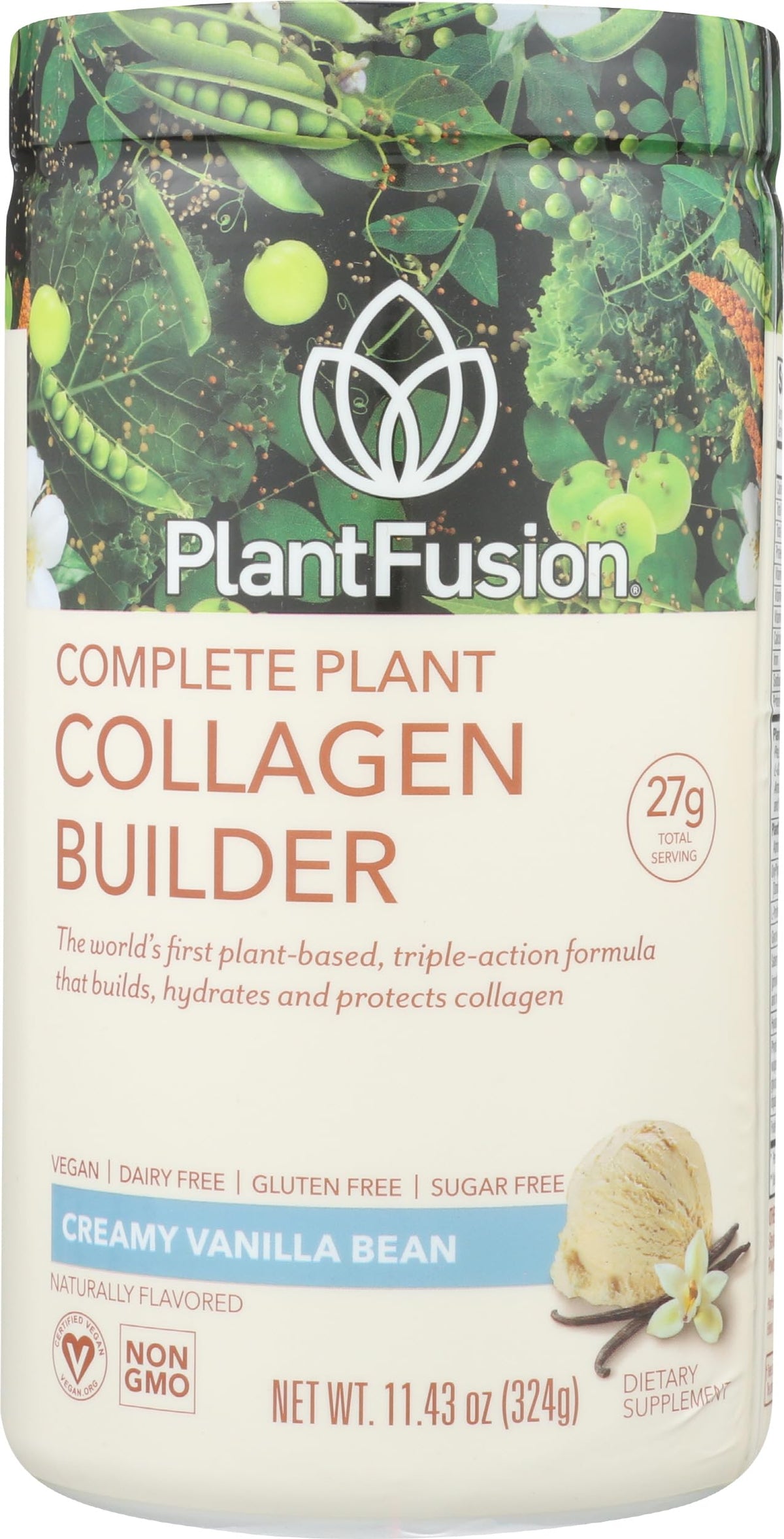 PlantFusion Poudre de Collagène Végétal 408g en mélange avec un smoothie