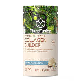 PlantFusion Poudre de Collagène Végétal 408g vue avant avec emballage