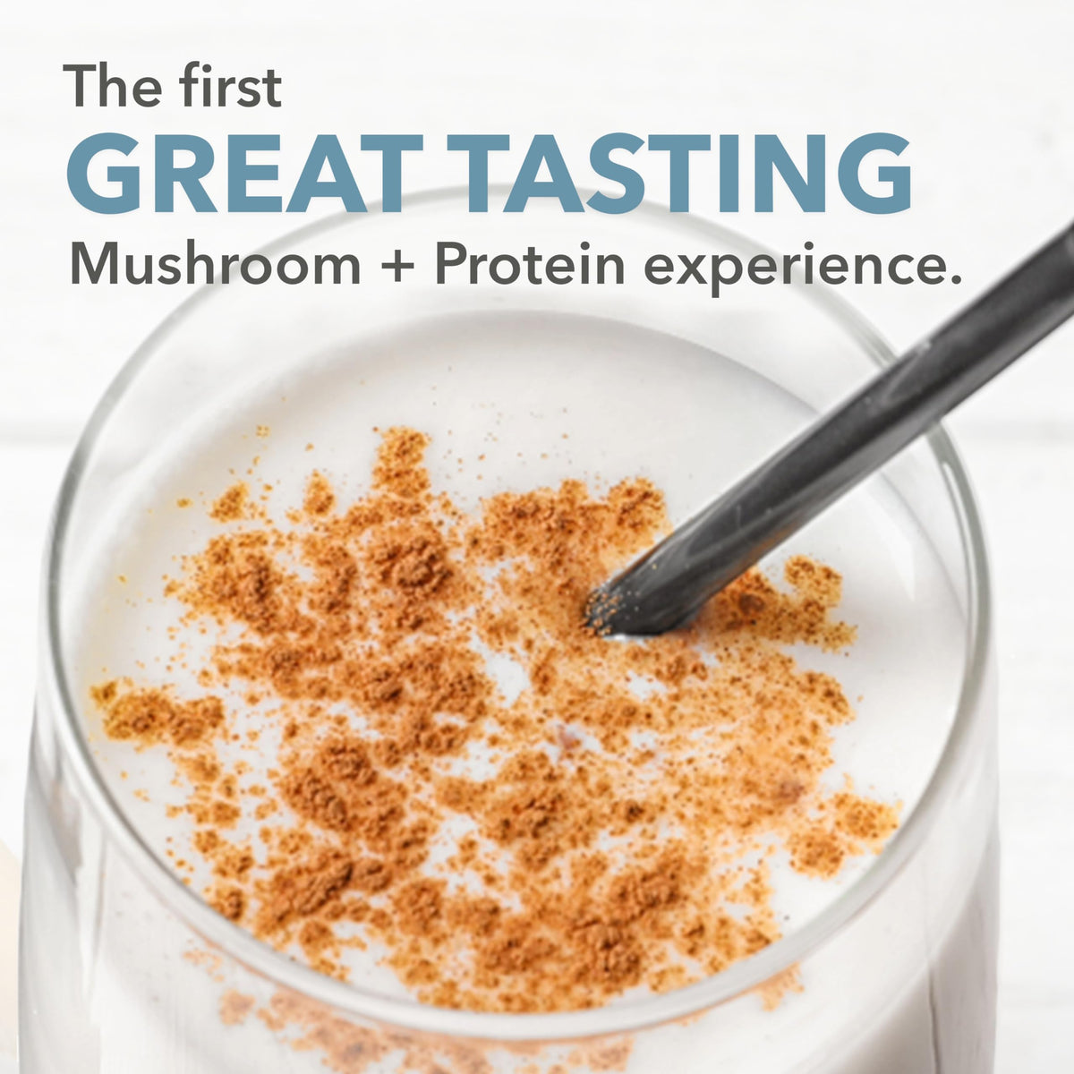 PlantFusion Poudre de Protéine de Champignon 3 en 1 Chocolat contenant les ingrédients