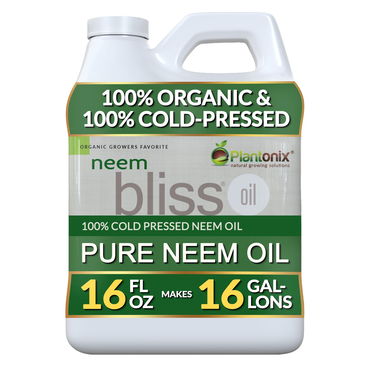 Plantonix Neem Bliss huile de neem pure 490g avant