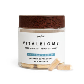 Plexus VitalBiome 50g complément alimentaire en capsules vue de face