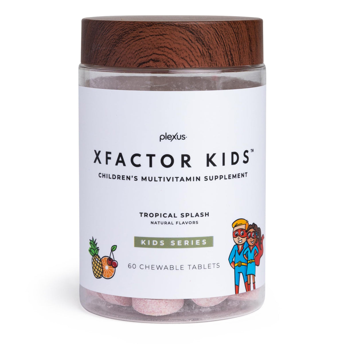 Plexus Xfactor Kids 60 comprimés à mâcher, vue de face