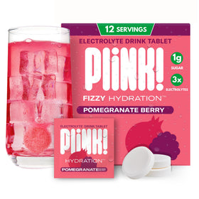 Plink Tablettes Électrolytes Pomme Grenade emballage avant