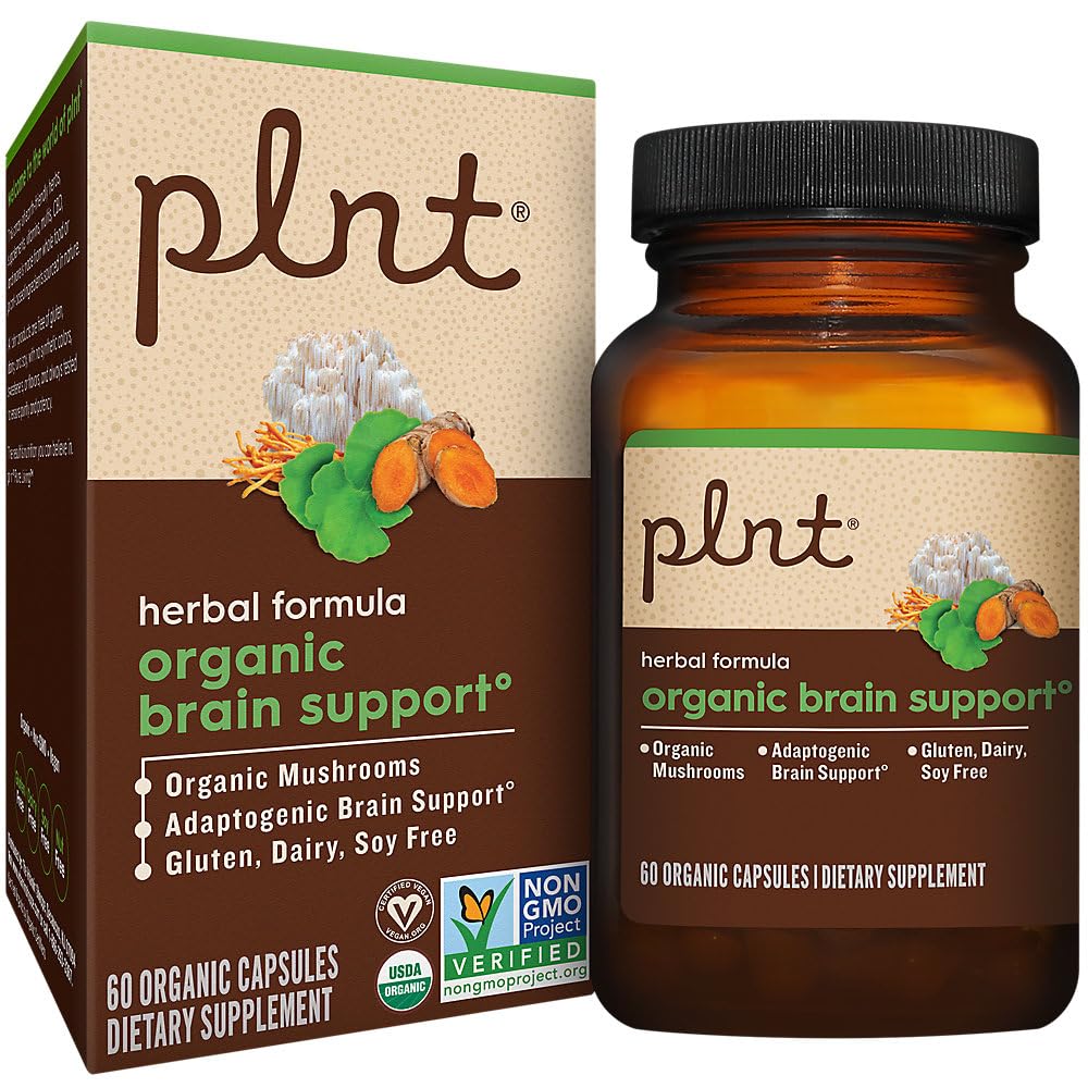 plnt Complément Alimentaire Soutien Cérébral 60 capsules, vue avant