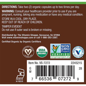 plnt Moringa Bio 1 000 mg capsules dans la main