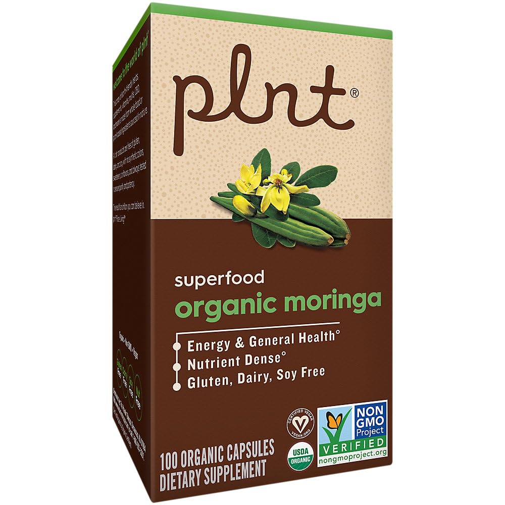 plnt Moringa Bio 1 000 mg vue de côté