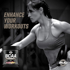 PMD BCAA Charged 340g avec shaker de sport