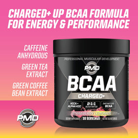 PMD BCAA Charged 340g côté emballage
