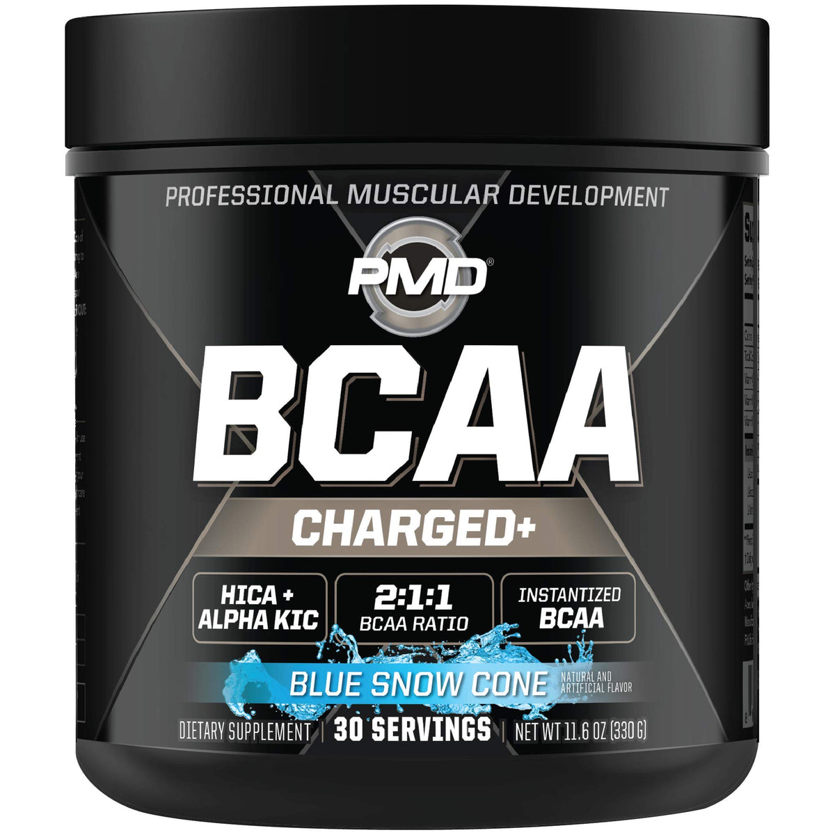 PMD BCAA Charged 440g Saveur Blue Snow Cone - vue avant