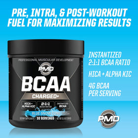 PMD BCAA Charged 440g - utilisation avant l'entraînement