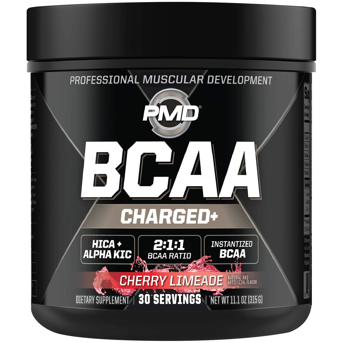 PMD BCAA Charged mélange à boire Cerise Limeade avant ouverture