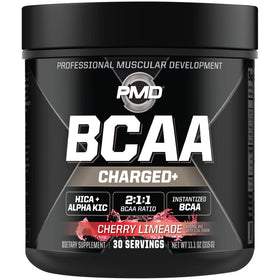 PMD BCAA Charged mélange à boire Cerise Limeade avant ouverture