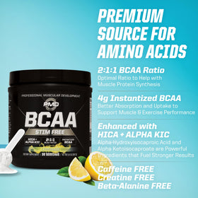 PMD BCAA Poudre 331g en usage pendant l'entraînement