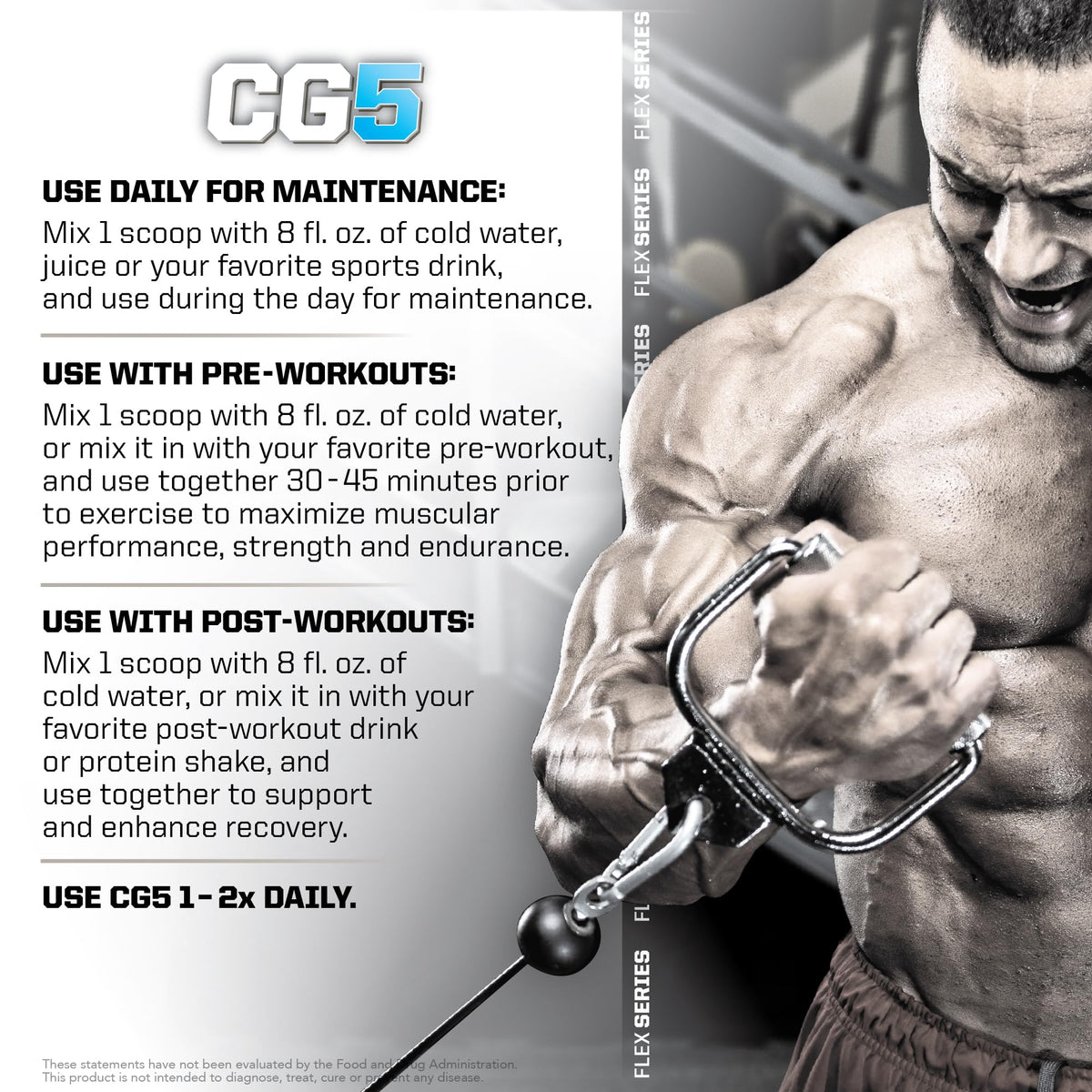 PMD CG5 Poudre de Créatine et L-Glutamine 240g en mode de préparation