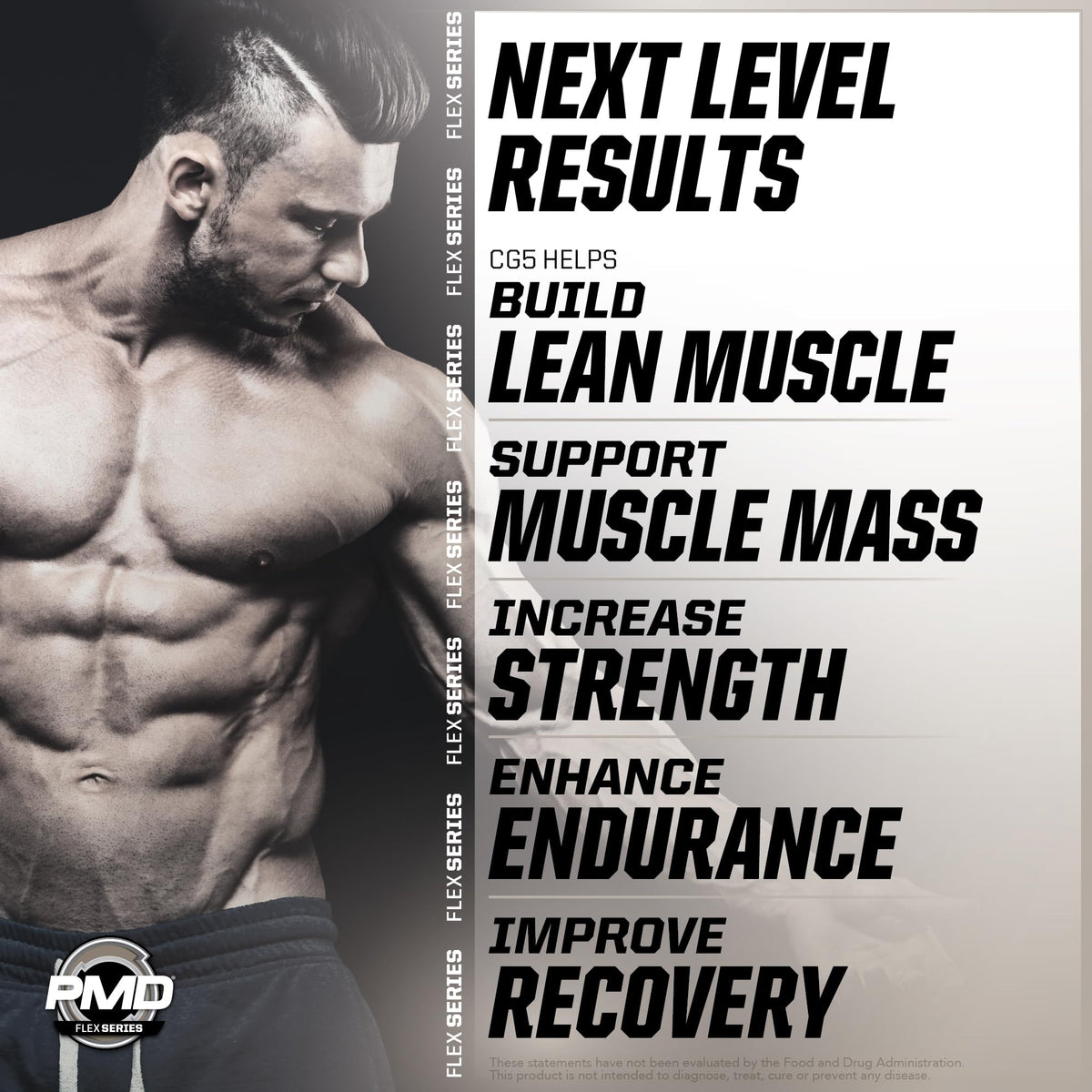 PMD CG5 Poudre de Créatine et L-Glutamine 240g en usage sportif