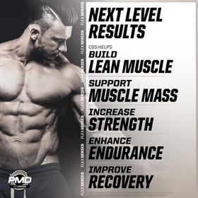 PMD CG5 Poudre de Créatine et L-Glutamine 240g en usage sportif