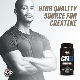 PMD CR5 Complex de Créatine 240 capsules avec verre d'eau