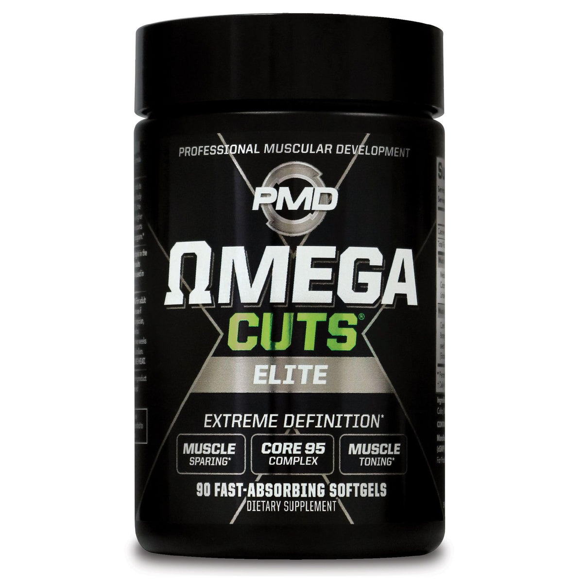PMD Omega Cuts Elite 90 gélules molles vue de face