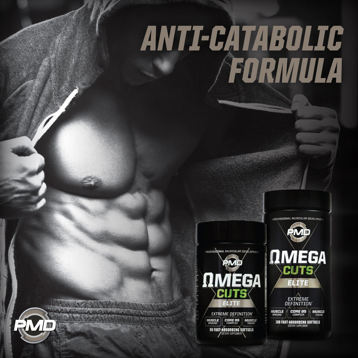 PMD Omega Cuts Elite détails de l'étiquette