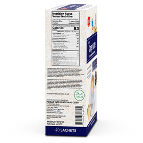 Pocas Latte de Gingembre Instantané sachet ouvert avec poudre