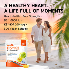 Poche de 150 gélules JME Vitamine D3 K2 ouverte