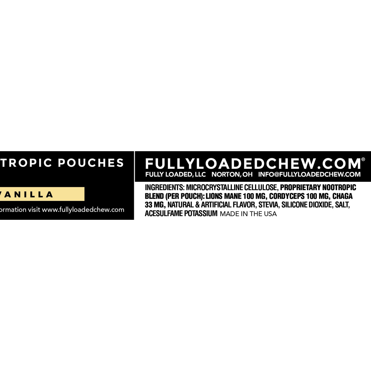 Poche de champignon Cordyceps, gros plan