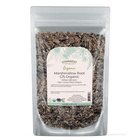 Poche de racine de guimauve bio Starwest Botanicals 118g vue avant