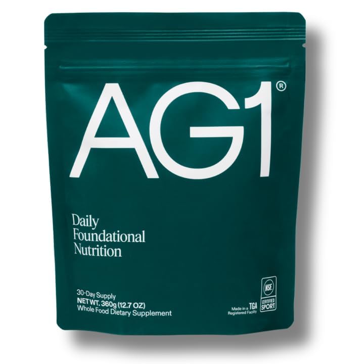 Poche de recharge AG1 Poudre de Superaliment 75 Vitamines et Probiotiques