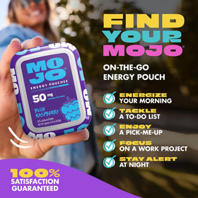 Poche énergétique MOJO utilisée par un étudiant