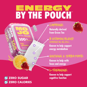 Poches Énergétiques MOJO Citron Rose arrière vue