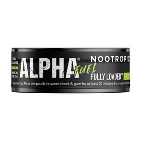 Poches nootropiques Fully Loaded Alpha Fuel sur fond neutre