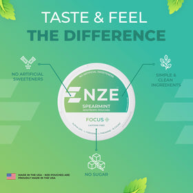 Poches nootropiques NZE avec un fond naturel