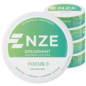 Poches nootropiques NZE menthe verte vue de face